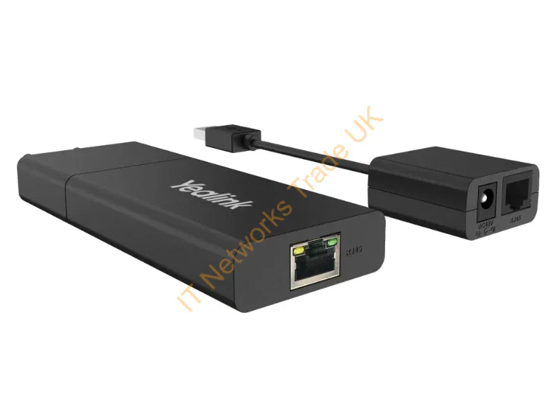 USB2CAT5E-EXT - Yealink Usb2Cat5E-Ext Network Transmitter & Receiver Black