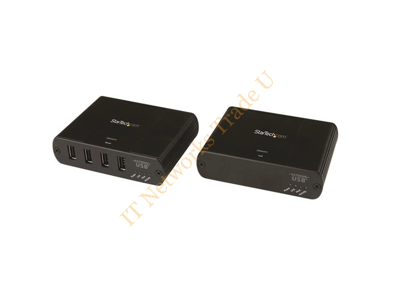 StarTech.com 4 Port USB 2.0 over Gigabit LAN or Direct Cat5e / Cat6 Ethernet Extender System up to 330 ft (100m) Accessory