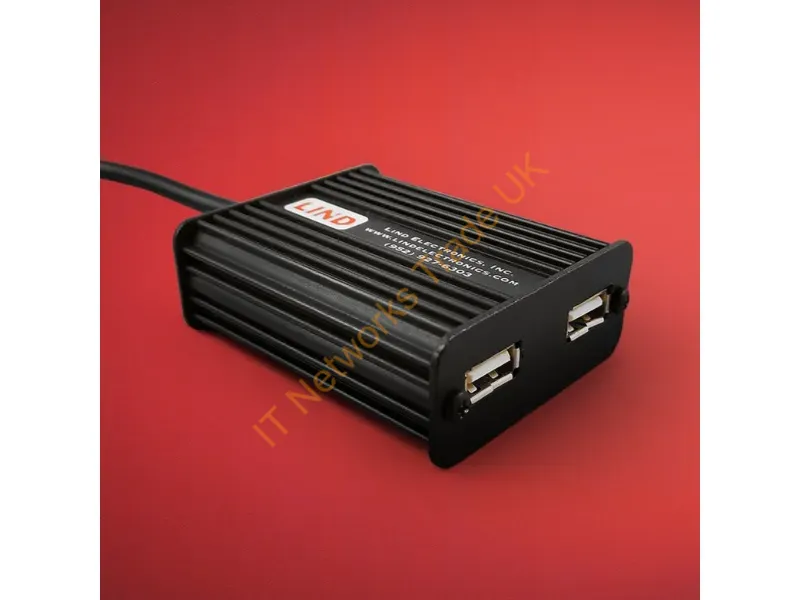 USB2SA-4380 - Lind Electronics Usb2Sa-4380 Power Adapter/Inverter Auto Black