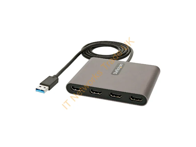 USB32HD4 - Startech.Com Usb32Hd4 Usb Graphics Adapter 1920 X 1080 Pixels Gray