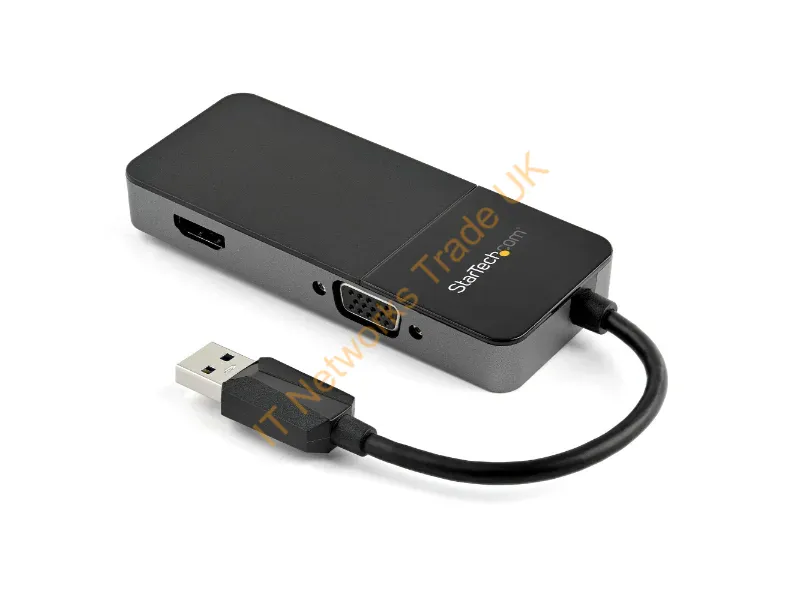 USB32HDVGA - Startech.Com Usb32Hdvga Usb Graphics Adapter 3840 X 2160 Pixels Black, Silver