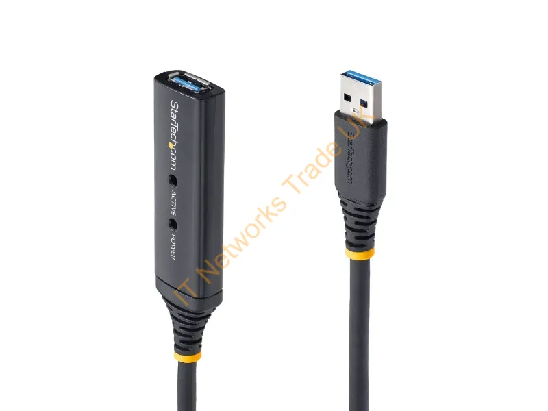 USB3AAEXT5M - Startech.Com Usb3Aaext5M Usb Cable Usb 3.2 Gen 1 (3.1 Gen 1) 196.9" (5 M) Usb A Black