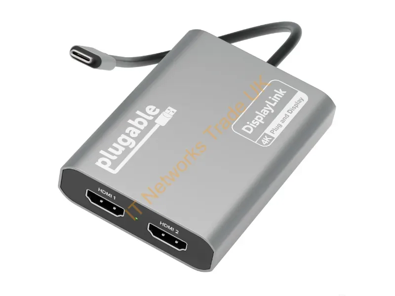 USBC-6950M - Plugable Technologies Usbc-6950M Usb Graphics Adapter 3840 X 2160 Pixels Silver