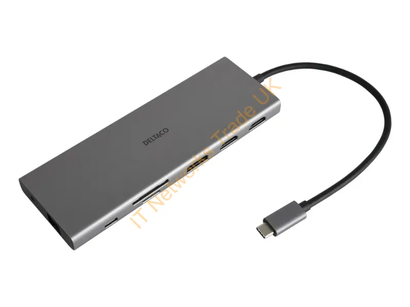 USBC-HDMI27 - Deltaco USBC-HDMI27 laptop dock/port replicator USB Type-C Silver