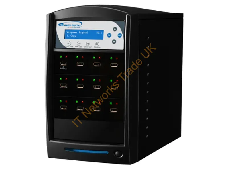 USBSHARK-11T-BK - Vinpower Digital Usbshark Usb Flash Drive Duplicator Black 11 Copies