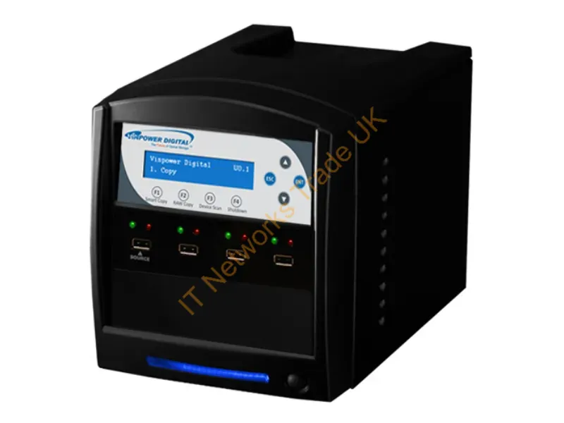 USBSHARK-3T-BK - Vinpower Digital Usbshark Usb Flash Drive Duplicator Black 3 Copies