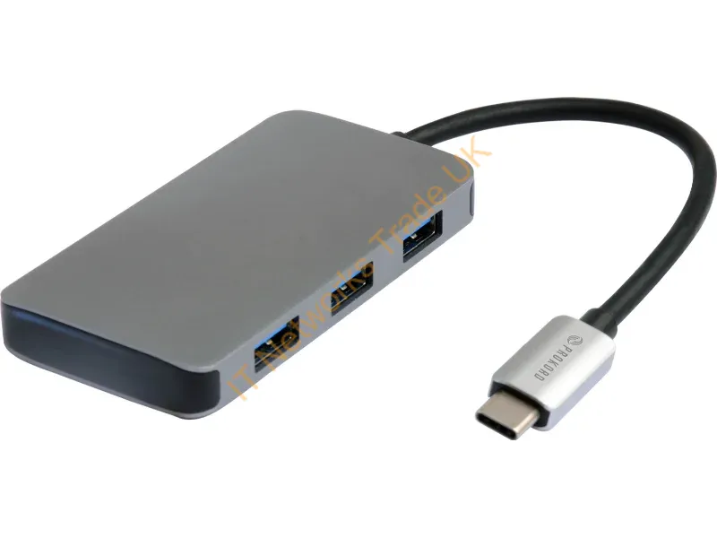 UTC-C3UFH2-AL - Prokord UTC-C3UFH2-AL laptop dock/port replicator Wired USB 3.2 Gen 1 (3.1 Gen 1) Type-C Silver