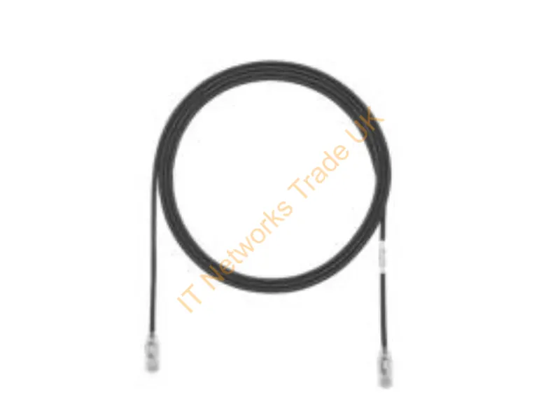 UTP28SP1BL-Q - Panduit Utp28Sp1Bl-Q Networking Cable Black 11.8" (0.3 M) Cat6 U/Utp (Utp)