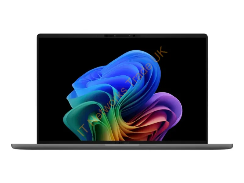 UX3407QA-PS76 - Asus Zenbook 14 Ux3407Qa-Ps76 Copilot+ Pc Snapdragon X1-26-100 Laptop 14" Wuxga 32 Gb Lpddr5X-Sdram 1 Tb Ssd Wi-Fi 6E (802.11Ax) Windows 11 Home Gray