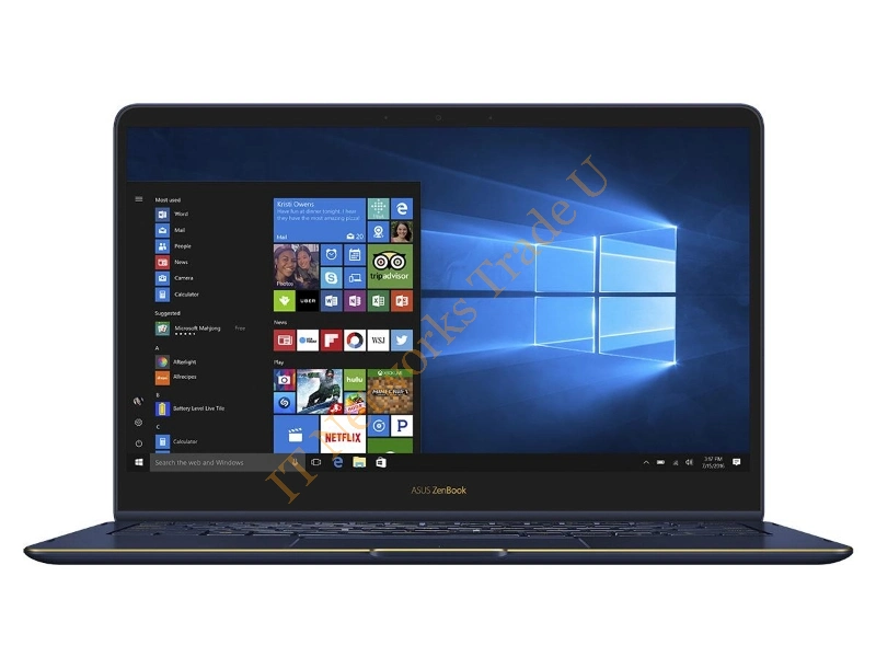 ASUS ZenBook Flip UX370UA-C4217T 1.8GHz i7-8550U 13.3" 1920 x 1080pixels Touchscreen Blue Hybrid (2-in-1) Laptop System