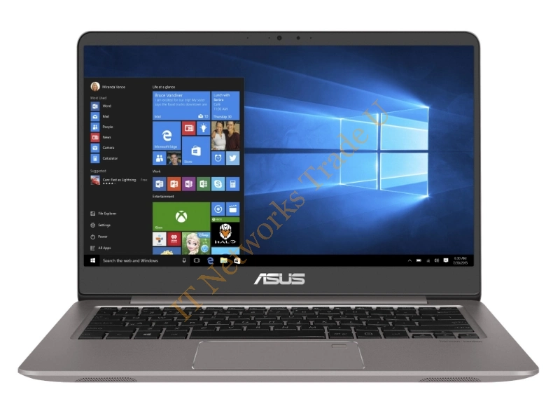 ASUS ZenBook UX410UA-GV350T 1.6GHz i5-8250U 14" 1920 x 1080pixels Grey Notebook Laptop System