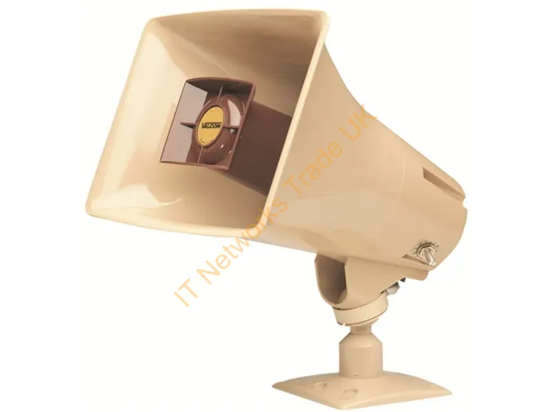 V-1030C - Valcom 5 Watt Amplified Horn 1-Way Beige Wired 5 W