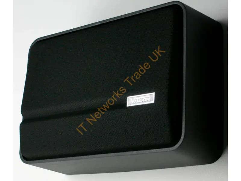 V-1042A-BK - Valcom Slimline Wall Speaker Black
