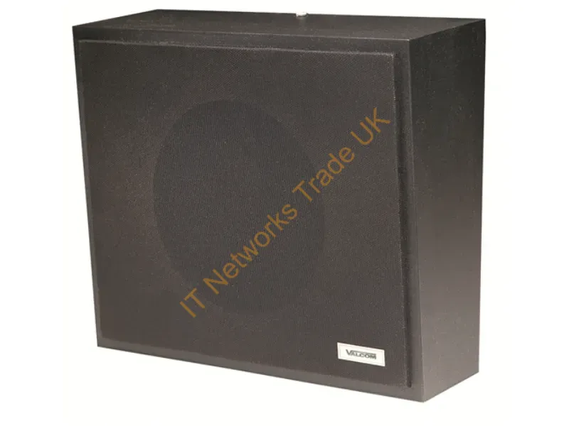 V-1061-BK - Valcom V-1061-Bk Loudspeaker 1-Way Black Wired 12 W