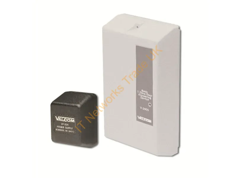 V-2900 - Valcom Single Door Answering Device Gray, White