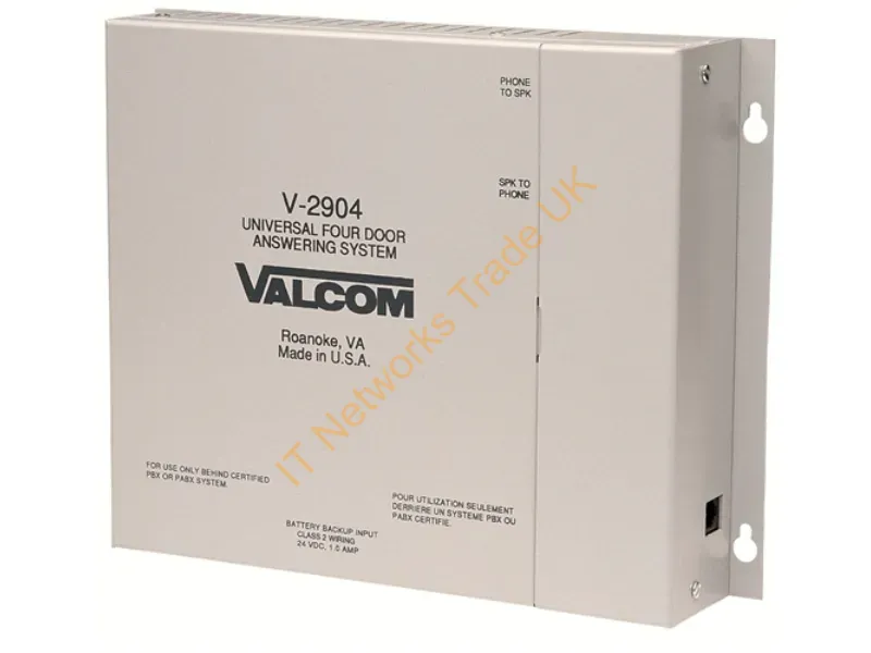 V-2904 - Valcom V-2904 Audio Intercom System