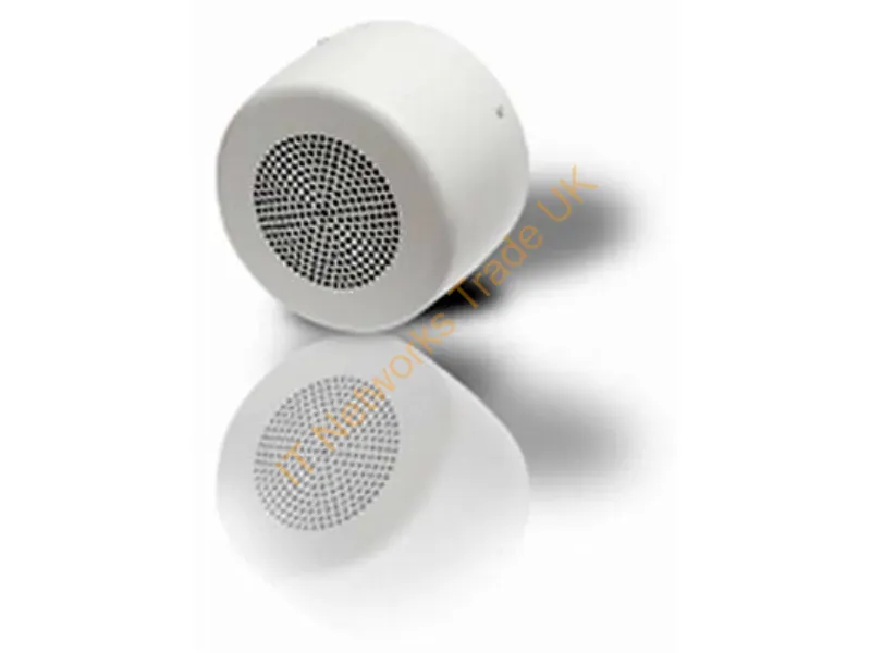 V-9010-W - Valcom Surface Mount Vandal-Resistant 1-Way White Wired 1 W