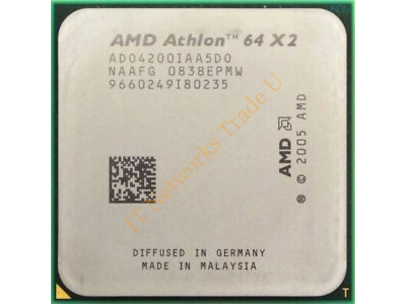 V000140930 Toshiba 2.00GHz 1800MHz HTL 2 x 512KB L2 Cache Socket S1 (S1g2) AMD Athlon 64 X2 QL-62 Dual Core Retail Processor
