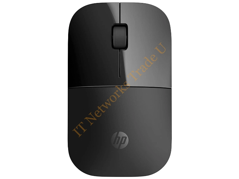 V0L79AA#ABL HP Z3700 2.4GHz Wireless Blue LED Black Mouse