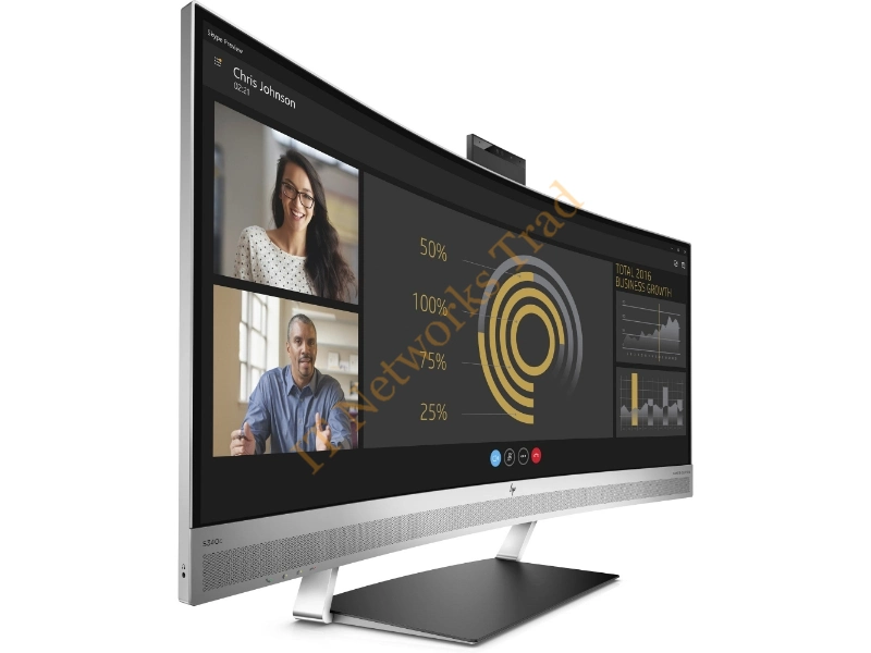 V4G46AA#ABA HP EliteDisplay S340c 34-inch 3440 x 1440 TFT Active Matrix HDMI / DisplayPort / USB 3.0 Curved  LED Monitor