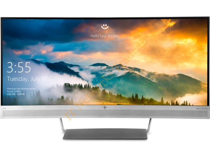 V4G46AA#ABU - HP S340c 34" Wide Quad HD Matt Silver computer monitor