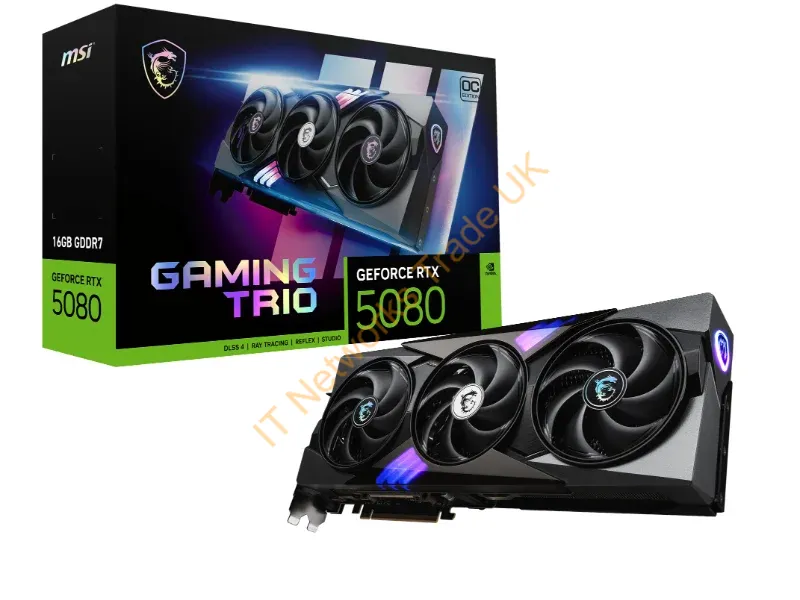 V531-005R - VGA MSI GeForce RTX 5080 16GB GAMING TRIO OC