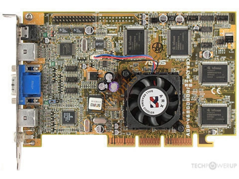 V6800 ASUS GeForce 256 Pure 32MB DDR AGP Video Graphics Card