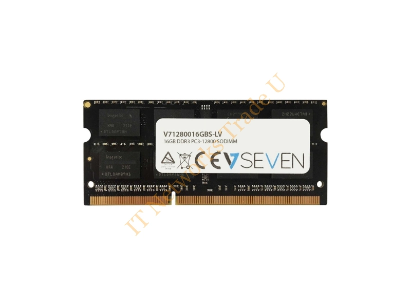 V7 16GB DDR3 PC3L-12800 1600MHz SO-DIMM Notebook Memory Module V71280016GBS-LV