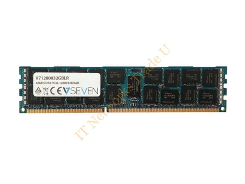 V71280032GBLR - V7 32GB DDR3 PC3-12800 1600mhz SERVER LR DIMM Server Memory Module V71280032GBLR