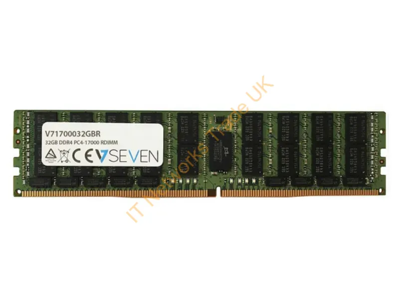 V71700032GBR - V7 32GB DDR4 PC4-170000 2133Mhz SERVER REG Server Memory Module V71700032GBR