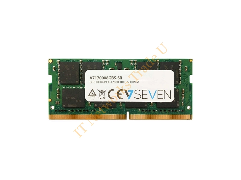 V7 8GB DDR4 PC4-17000 2133MHz SO-DIMM Notebook Memory Module V7170008GBS-SR