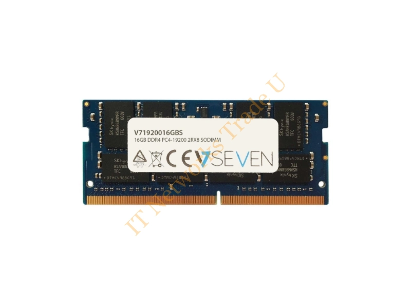 V7 16GB DDR4 PC4-19200 2400MHz SO-DIMM Notebook Memory Module V71920016GBS