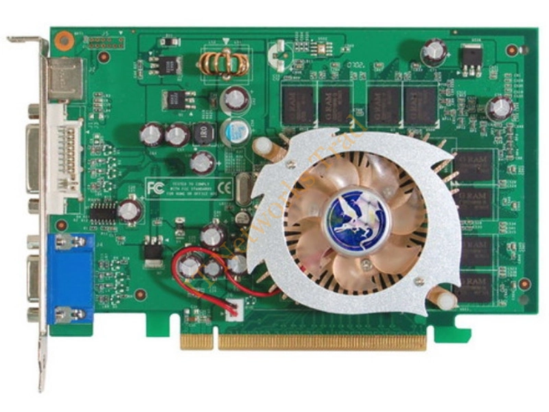 V7202GS56 Biostar GeForce 7200GS 512MB 64-Bit DDR2 PCI Express x16 D-SUB HDTV Out DVI Video Graphics Card