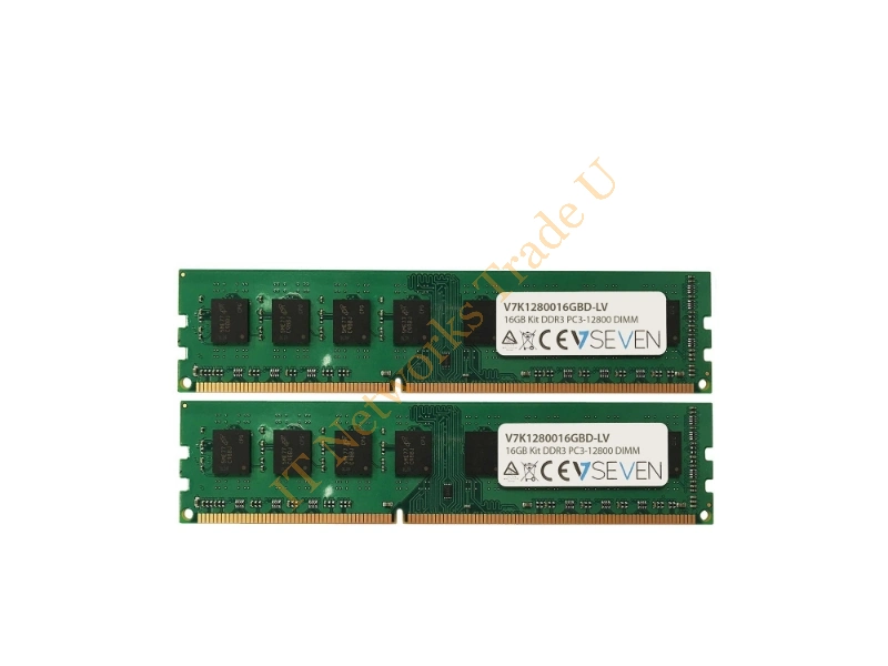 V7 16GB DDR3 PC3L-12800 1600MHz DIMM Desktop Memory Module V7K1280016GBD-LV