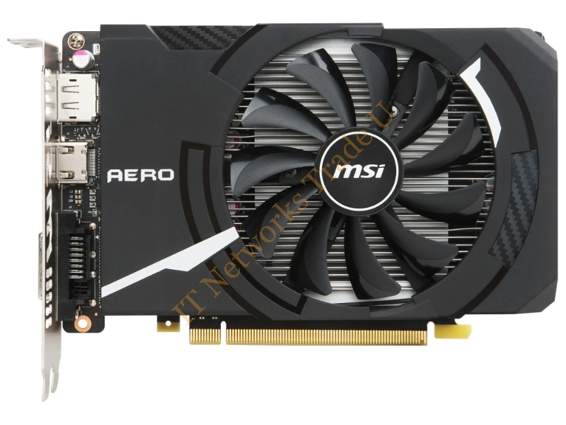 MSI GeForce GTX 1050 Ti AERO ITX 4G OCV1 Graphic card