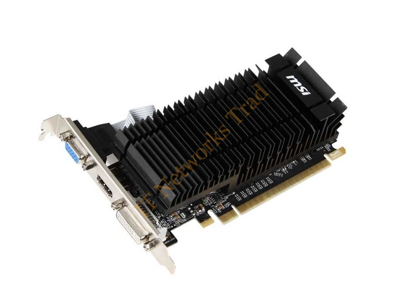 V809-422R MSI nVidia GeForce GT610 2GB DDR3 64-Bit PCI Express 2.0 2 DVI-I/ HDMI Video Graphics Card
