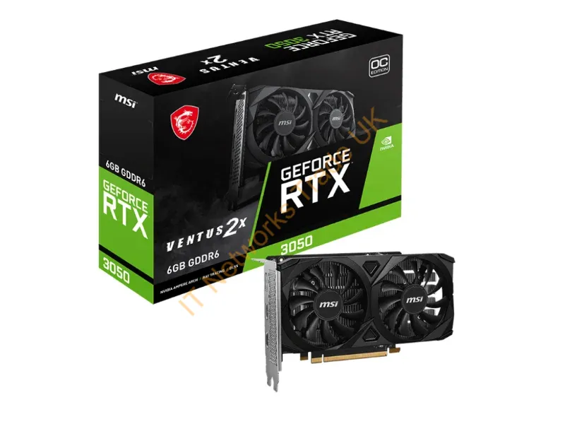 V812-055R - VGA MSI GeForce RTX 3050 6GB Ventus 2X E OC