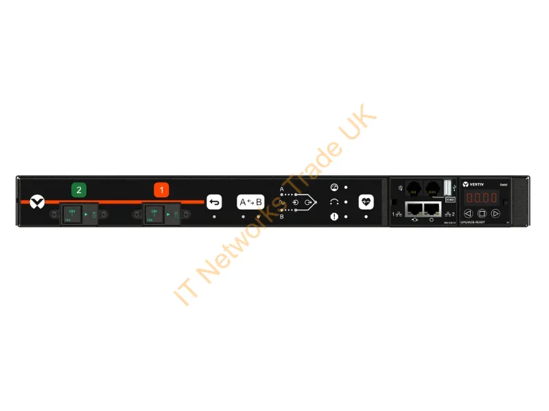 VA1G9100 - Vertiv Geist Ag01X1R1-12Cf13-3Ps6Ps6B211-D Power Distribution Unit (Pdu) 12 Ac Outlet(S) 0U Black