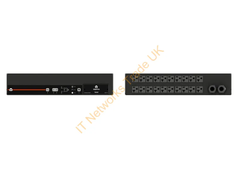 VA1N2201 - Vertiv Geist An01X2R0-20S203-2Tl5Tl5A011-D Power Distribution Unit (Pdu) 20 Ac Outlet(S) 0U Black