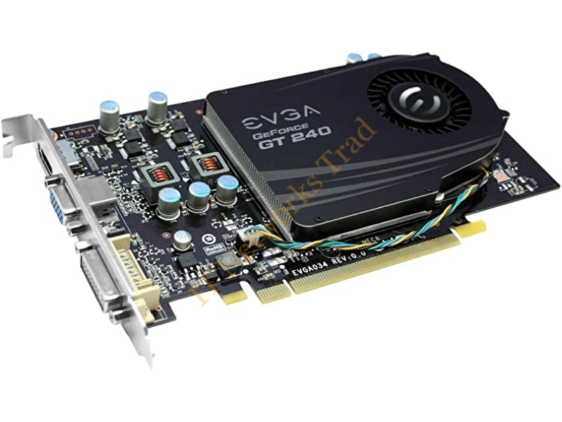 VCE512-P3-1240 EVGA -GeForce GT 240 512MB DDR5 DVI/ HDMI Video Graphics Card
