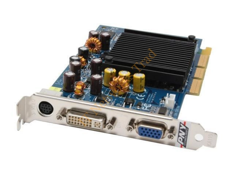 VCG62256APB PNY GeForce 6200 256MB 64-Bit DDR AGP Video Graphics Card