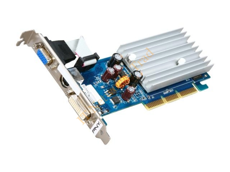 VCG62512SAEB-S PNY GeForce 6200 512MB 64-Bit DDR2 AGP 8X Video Graphics Card
