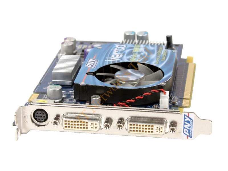 VCG6600GXPB PNY GeForce 6600GT 128MB 128-Bit GDDR3 PCI Express x16 Dual DVI/ HDTV/ S-Video Out/ SLI Support Video Graphics Card