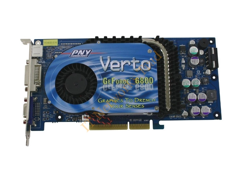 VCG6800APB PNY GeForce 6800 128MB 256-Bit DDR AGP 4X/8X Video Graphics Card