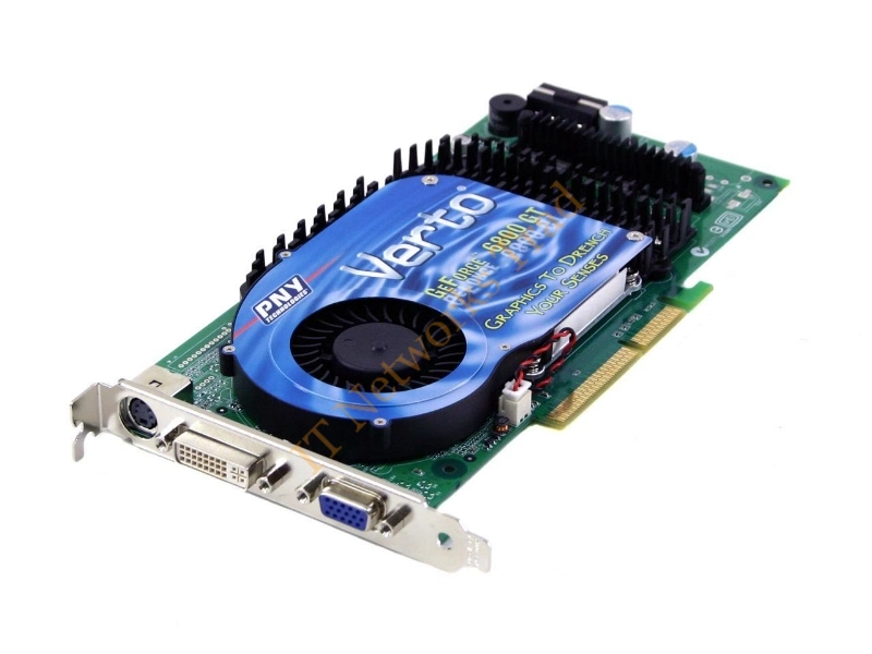 VCG6800GAPB PNY nVidia GeForce 6800 GT 256MB S-Video/ DVI Video Graphics Card