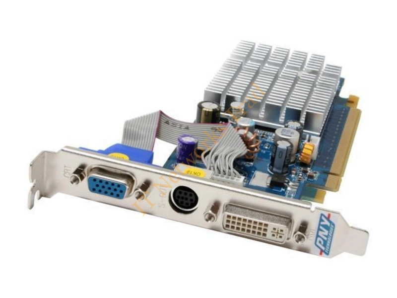 VCG7300LXPB PNY GeForce 7300LE 256MB DDR2 PCI Express DVI/ VGA/ HDTV-outputs Video Graphics Card