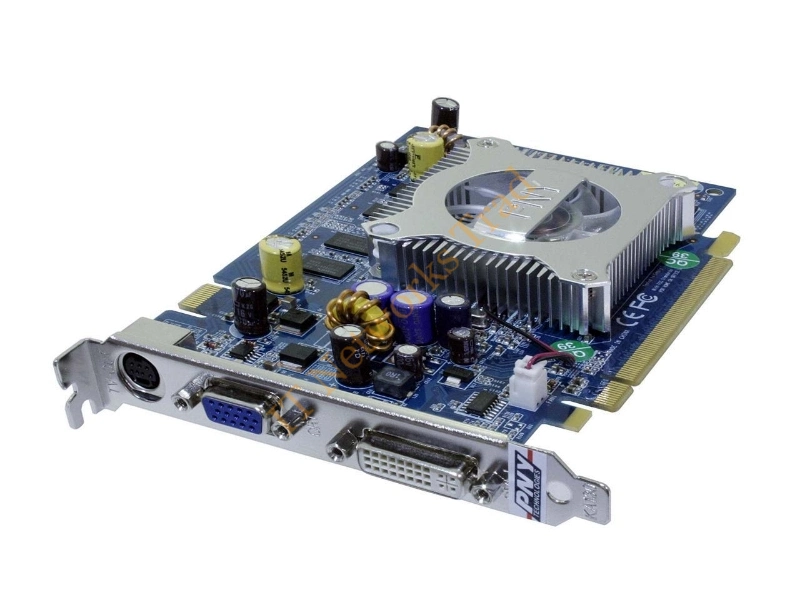 VCG7600SXPB PNY nVidia GeForce 7600 GS 256MB 128-Bit GDDR2 PCI Express x16 D-Sub/ DVI/ HDTV/ S-Video Out/ SLI Support Video Graphics Card