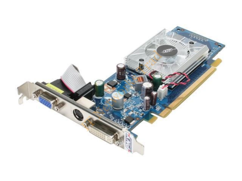 VCG8400SXPB PNY GeForce 8400GS 256MB DDR2 PCI Express Low Profile DVI/ VGA/ S-Video/ HDTV Video Graphics Card