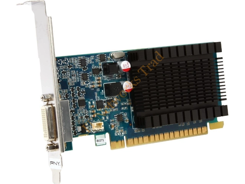 VCG84DMS1D3SXPB-CG PNY GeForce 8400GS DMS Commercial Series 1GB 64-Bit DDR3 PCI Express 2.0 x16 DMS-59 Low Profile Video Graphics Card