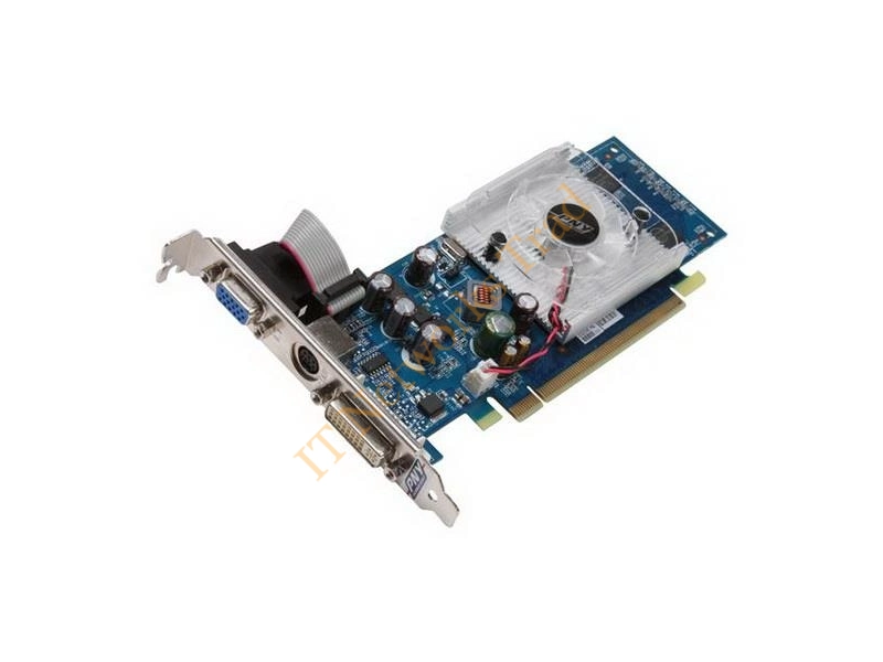 VCG84R2SXPB PNY nVidia GeForce 8400 GS 256MB DDR2 64-Bit PCI Express 2.0 DVI/ D-Sub/ HDTV/ S-Video Out Video Graphics Card